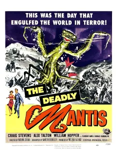 Stevens Prints: THE DEADLY MANTIS, bottom from left: Alix Talton, Craig Stevens, 1957