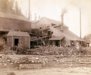 Images Dated 3rd November 2008: Deadwood and Delaware Smelter at Deadwood, South Dakota. photo by John C. Grabill, 1890