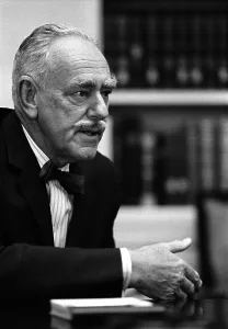 Statesmen Prints: Dean Acheson (1893-1971), during a meeting of President Johnson's Wise Men