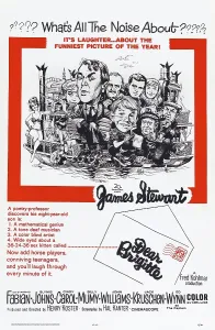 Cindy Prints: DEAR BRIGITTE, US poster, rear from left: Glynis Johns (flute)
