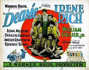 Rich Prints: DEARIE, Irene Rich, (top center), 1927