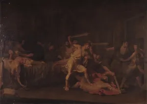 Dramatic Prints: Death of Aegisthus, by Marco Capizucchi