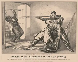 Bayonet Prints: Death of Colonel Elmer Ellsworth