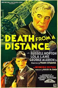 Marion Prints: DEATH FROM A DISTANCE, Lola Lane, Russell Hopton, George F. Marion, Sr. 1935