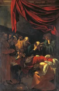 Picture Frame Prints: Death of the Virgin Mary, by Michelangelo Merisi known as Caravaggio