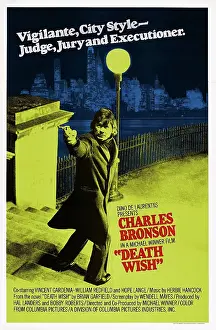 Revenge Prints: DEATH WISH, US poster art, Charles Bronson, 1974
