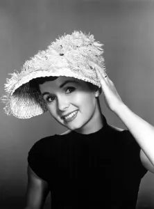 Feathered Hat Prints: Debbie Reynolds, 1956