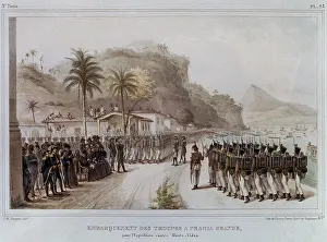 Coastlines Prints: DEBRET, Jean Baptiste (1768-1848). A Colourful and Historic Journey to Brazil. 1839