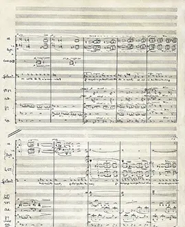 Musics Prints: DEBUSSY, Claude (1862-1918). Autographed score from the first act of the opera 'Pelleas and Melisande' (1902)
