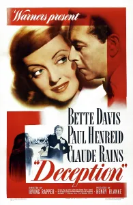 Weapon Prints: DECEPTION, Bette Davis, Claude Rains, Paul Henreid, 1946