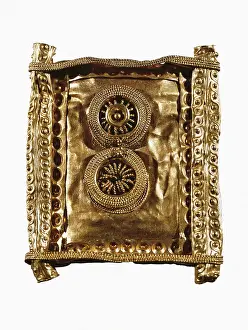 6th C Prints: Decorated gold plaque. 6th c. - 5th c