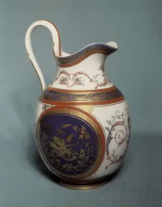 Porcelain Prints: Decorated pitcher. Porcelain Ginori (18th c)