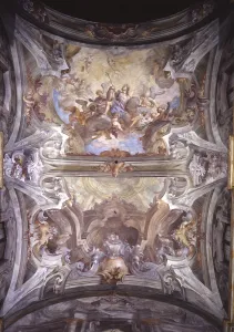 Ceiling Prints: Decoration of St. Christopher, by Pietro Fea