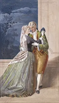 Room Prints: Decoration of Villa Revedin's ballroom in Castelfranco Veneto
