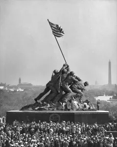 Veterans Prints: Dedication of the Marine Corps War Memorial next to Arlington National Cemetery