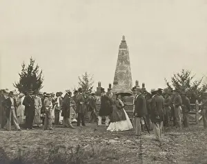 Patriotism Prints: Dedication of Monument on Bull Run battle field