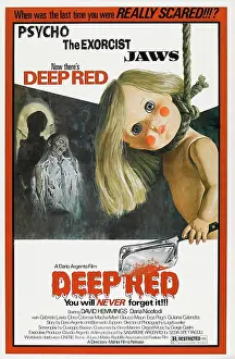 Corpse Prints: DEEP RED, US poster, 1975