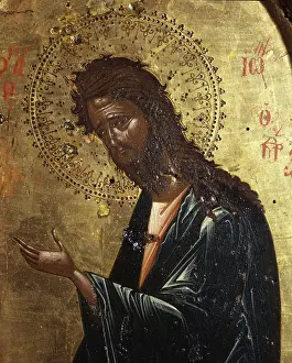 Background Prints: Deesis, by Onufri Qiprioti, 17th Century