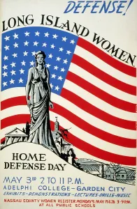 Depression Prints: Defense! Long Island women: Home defense day