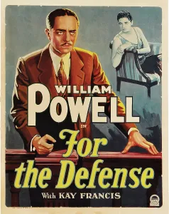 Images Dated 14th June 2010: FOR THE DEFENSE, William Powell (front), Kay Francis, 1930