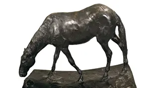 Degas Prints: DEGAS, Edgar (1834-1917). Horse at Trough
