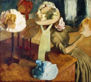 DEGAS, Edgar (1834-1917). The Millinery Shop. 1884-1890. Impressionism. Oil on canvas. UNITED STATES OF AMERICA. Chicago. Art Institute of Chicago
