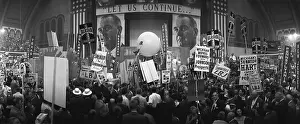 Democratic Prints: Delegates and stage at the 1964 Democratic National Convention, Atlantic City, New Jersey