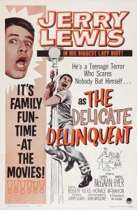 Hanging On Prints: THE DELICATE DELINQUENT, US poster art, Jerry Lewis, 1957