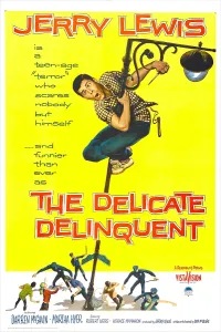 Street Sign Prints: THE DELICATE DELINQUENT, US poster, Jerry Lewis, 1957
