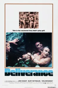 DELIVERANCE, Ned Beatty, Herbert Cowboy Coward, Jon Voight, Burt Reynolds, 1972