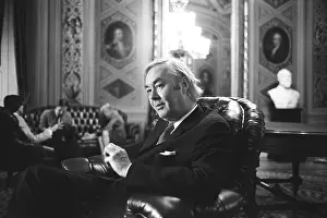 Daniel Prints: Democratic Senator Daniel Moynihan in the U.S. Capitol, Jan 24, 1977