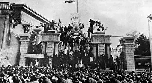 Demonstration for Iranian Premier Mohammed Mossadegh