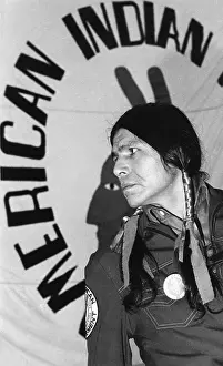 Resistance Prints: Dennis Banks, announcing his resignation as national executive of AIM