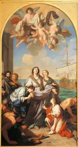 Mid Air Prints: Departure of St Paula of Rome to the Holy Land