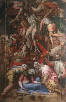 Confusion Prints: Deposition, by Livio Agresti also known as Ricciutello