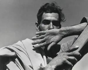 Expression Prints: Depression era migrant cotton picker