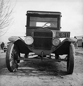 Dust Bowl Prints: The Depression. In Farm Security Administration migratory labor camp at Farmersville