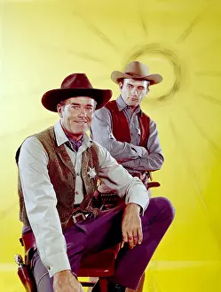 Badge Prints: THE DEPUTY, from left: Henry Fonda, Allen Case, (Season 1), 1959-1961