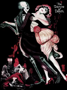 Horror Movies Prints: DER TOTENTANZ, (aka THE DANCE OF DEATH), English language poster art, Sascha Gura, 1919