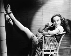 Feet Up Prints: THE DESERT SONG, Faye Emerson, 1943