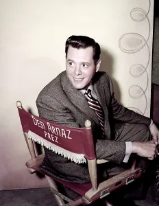 1950s Candids Prints: Desi Arnaz, president of Desilu Productions, ca. mid-1950s