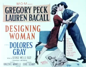 Peck Prints: DESIGNING WOMAN, Lauren Bacall, Gregory Peck, 1957