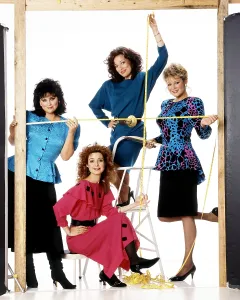 Jean Prints: DESIGNING WOMEN, from left, Delta Burke