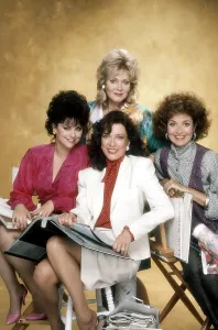 Jean Prints: DESIGNING WOMEN, from left, Delta Burke