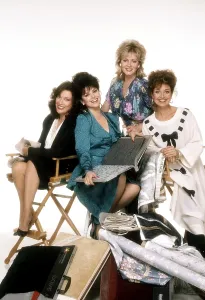 Jean Prints: DESIGNING WOMEN, from left, Dixie Carter