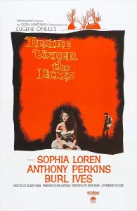Sophia Prints: DESIRE UNDER THE ELMS, US poster, Sophia Loren, Anthony Perkins, 1958
