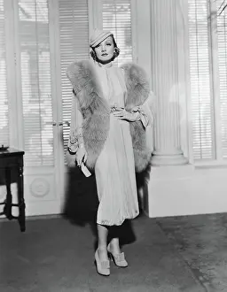 July Prints: DESIRE, Marlene Dietrich in outfit designed by Travis Banton, 1936