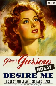 Blue Eyes Prints: DESIRE ME, Greer Garson on 1-sheet poster art, 1947
