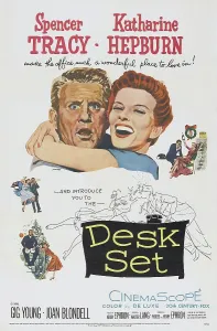 Spencer Prints: DESK SET, US poster art, from left: Spencer Tracy