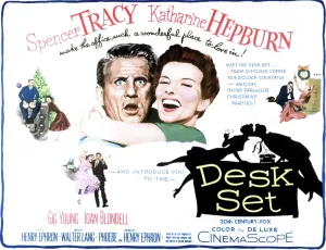 THE DESK SET, Spencer Tracy, Katharine Hepburn, 1957, TM and Copyright (c)20th Century Fox Film Corp. All rights reserved